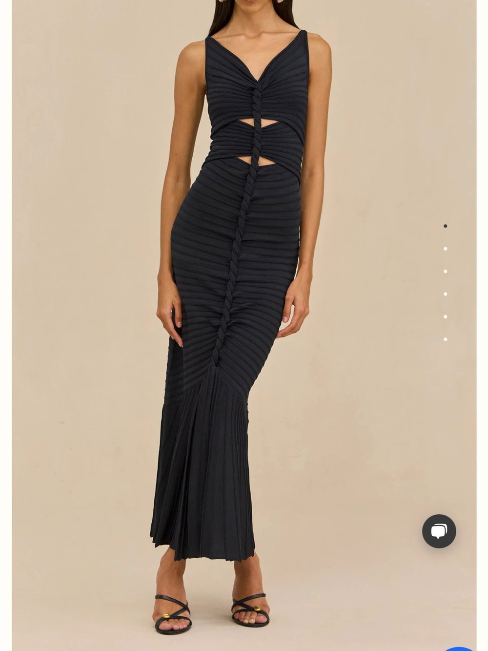 CULT GAIA Amata Dress in Deep Lake